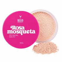 Pó Facial Maquiagem Solto Rosa Mosqueta Bello Charme 10g Pó Facial Maquiagem Solto Rosa Mosqueta Bello Charme 10g