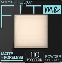 Pó Facial Maybelline Fit Me Matte + Poreless, Porcelana - Maybelline New York