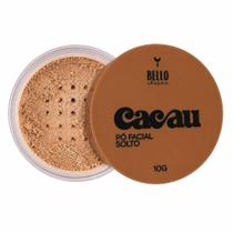 Pó Facial Solto Cacau Profissional com Óleo de Cacau Marrom Cacau Foods Pó Facial Solto Cacau Profissional com Óleo de Cacau Marrom Cacau Foods