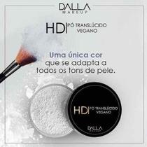 Pó Facial Translúcido Hd Vegano 9g Dalla Makeup