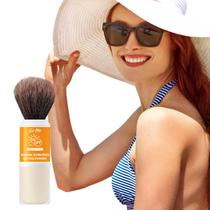 Pó Fixador Protetor Solar Mineral Go Ho SPF 50 Translúcido Pó Fixador Protetor Solar Mineral Go Ho SPF 50 Translúcido