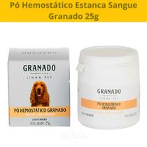 Pó Hemostático Granado Pet 25g Estanca Sangue com Rapidez e Segurança para Cães, Gatos e Pássaros Pó Hemostático Granado Pet 25g Estanca Sangue com Rapidez e Segurança para Cães, Gatos e Pássaros