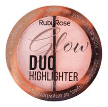 Pó Iluminador Glow Duo Highlighter Ruby Rose