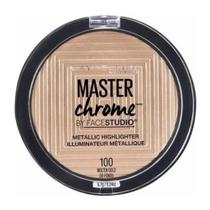 Pó Iluminador Maybelline Master Chrome 8g Molten Gold Pó Iluminador Maybelline Master Chrome 8g Molten Gold