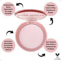 Pó Matificante Ruby Rose Pure Matte Pele Sequinha o Dia Todo para todos os momentos