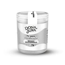 Pó Metálico Branco Neve Radiante 3g Dona Jura Pó Metálico Branco Neve Radiante 3g Dona Jura