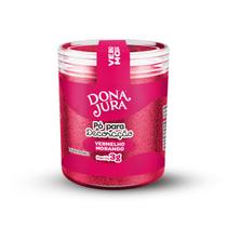 Pó Metálico Vermelho Morango 3g Dona Jura Pó Metálico Vermelho Morango 3g Dona Jura