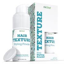 Pó modelador de textura de cabelo Penteado natural fosco para texturizar e dar volume Pó lifting de raízes para homens e mulheres Cabelos lisos, encaracolados ou ondulados Matificante e espessante