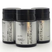 Pó Modelador Efeito Seco Matte Australian Powder Wax Kit 3 Un 15g