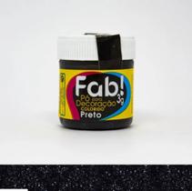 Pó p/ decoração fab preto cintilante 3g