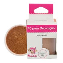 Po P/ Decoracao Ouro Rose 8g Mago