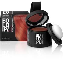 Pó para Cabelo Boldify - Esconde Instantâneamente a Queda de Cabelo Ruivo