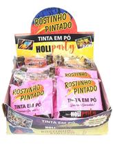 Pó para chá revelação -cx 12 unidades de 100 gramas cor rosa - Rostinho Pintado