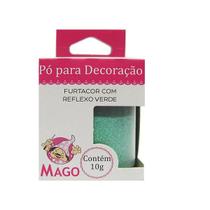 Pó para decoração furtacor com reflexo verde 10g Mago