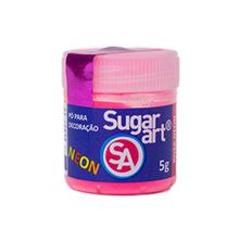 Po Para Decoracao Neon Rosa 5g Sugar Art