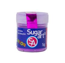 Po Para Decoracao Neon Roxo 5g Sugar Art