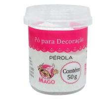 Pó para decoração pérola 50g mago