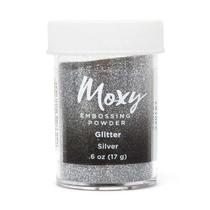 Pó para Embossing Moxy Glitter Prata American Craft Pó para Embossing Moxy Glitter Prata American Craft