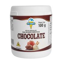 Pó para Gelados Comestíveis Sabor chocolate 100g - Du Porto