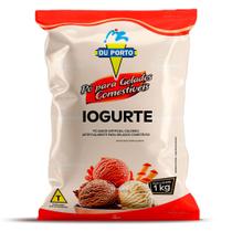 Pó para Gelados Comestíveis Sabor Iogurte 1Kg - Du Porto