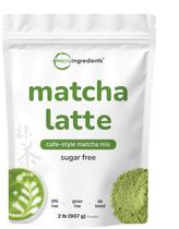 Pó para Matcha Latte, 907g Mistura para Bebida Estilo Café Sem Açúcar Matcha Instantâneo Adoçado para Chá, Smoothies e Bebidas Quentes ou Geladas Cafeína Natural Não-Transgênico, Livre de Laticínios Pó para Matcha Latte, 907g Mistura para Bebida Estilo Café Sem Açúcar Matcha Instantâneo Adoçado para Chá, Smoothies e Bebidas Quentes ou Geladas Cafeína Natural Não-Transgênico, Livre de Laticínios