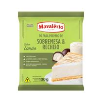 Pó para preparo de sobremesa limão 100g mavalério