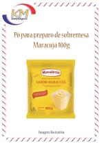 Pó para preparo de sobremesa sabor maracujá 100g - Mavalério - mousses, trufas, coberturas (11639)