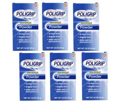 Pó para Próteses Super Poli-Grip 07801, Pacote com 6