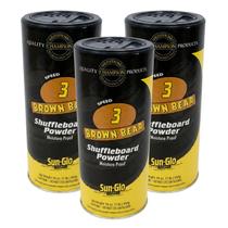 Pó para Shuffleboard Sun-Glo Speed 3 Brown Bear 454g x3 Pó para Shuffleboard Sun-Glo Speed 3 Brown Bear 454g x3