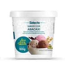 Pó para Sorvete Sabor Abacaxi 100g - Selecta