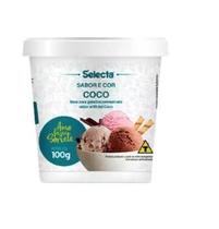 Pó para Sorvete Sabor Coco 100g - Selecta