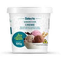 Pó para Sorvete Sabor Creme 100g - Selecta