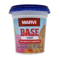 Pó para Sorvete Sabor Creme - Marvi 100g