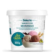 Pó para Sorvete Sabor Morango 100g - Selecta