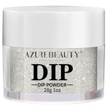 Pó para unhas AZUREBEAUTY Dip Silver Glitter 28g
