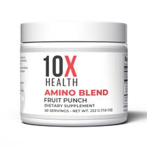 Pó pré-treino Amino Blend 10X Health for Men 30 porções Pó pré-treino Amino Blend 10X Health for Men 30 porções