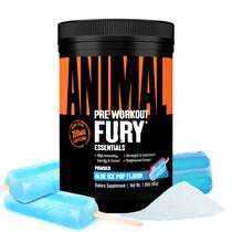 Pó pré-treino Animal Fury Energy 30 porções Blue Ice