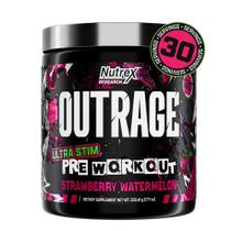 Pó pré-treino Nutrex Research Outrage Ultra High Stim