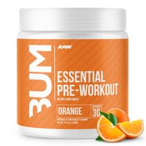 Pó Pré-Treino RAW Essential Orange 400g - Para Homens e Mulheres