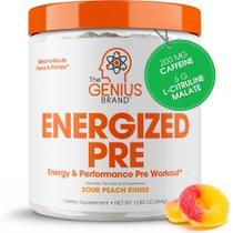 Pó pré-treino The Genius Brand Genius Energized 20 Serv Pó pré-treino The Genius Brand Genius Energized 20 Serv