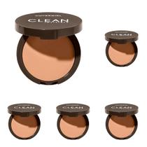 Pó prensado Covergirl Clean Invisible Light Beige 133 11g Pó prensado Covergirl Clean Invisible Light Beige 133 11g