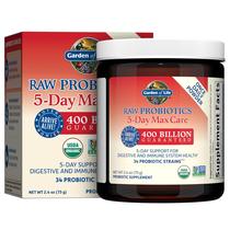 Pó Probiótico Garden of Life Raw 5-Day Max Care - 400B CFU