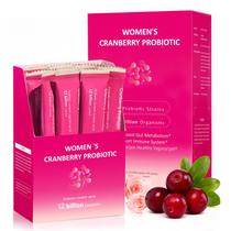 Pó probiótico House of Nutrition para mulheres 12 bilhões de UFCs sabor cranberry Pó probiótico House of Nutrition para mulheres 12 bilhões de UFCs sabor cranberry