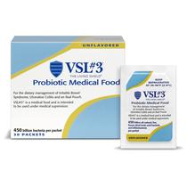 Pó probiótico VSL 3 Medical Food 450B CFus, pacote com 30