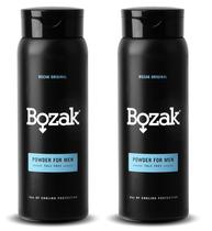 Pó refrescante para corpo e pés Bozak, sem talco, 120 ml para homens