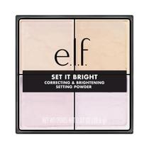 Pó Solto Cosmético e.l.f. Set It Bright Quad Claro-Médio