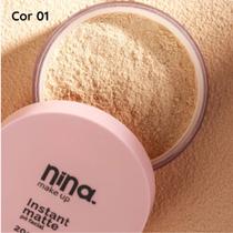 Pó Solto Facial Instant Matte -Nina Makeup