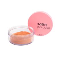 Pó Solto Facial Satin Powder Vizzela Acabamento Acetinado Ultra Fino Vegano 9g