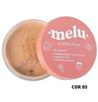 Pó Solto Melu Ruby Rose Cores 02, 03 e 04