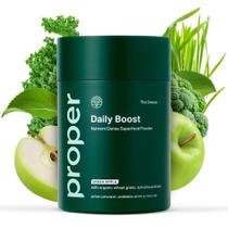 Pó Superalimento Proper Daily Boost Orgânico de Vegetais Verdes Sabor Maçã Pó Superalimento Proper Daily Boost Orgânico de Vegetais Verdes Sabor Maçã